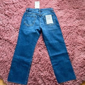 Frame Le Jane High Rise Straight Crop Jeans Size 28